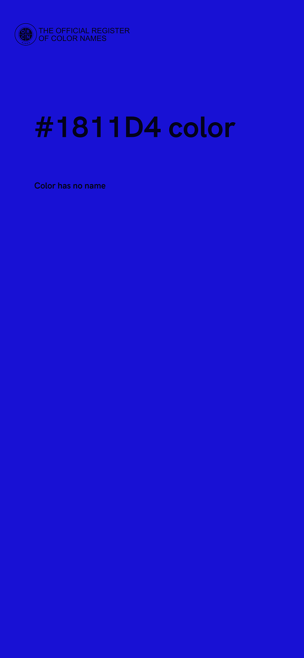 #1811D4 color image