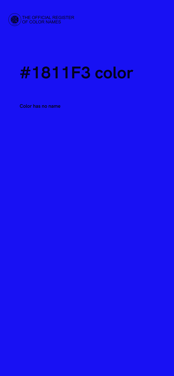 #1811F3 color image