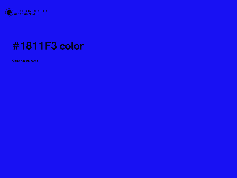 #1811F3 color image