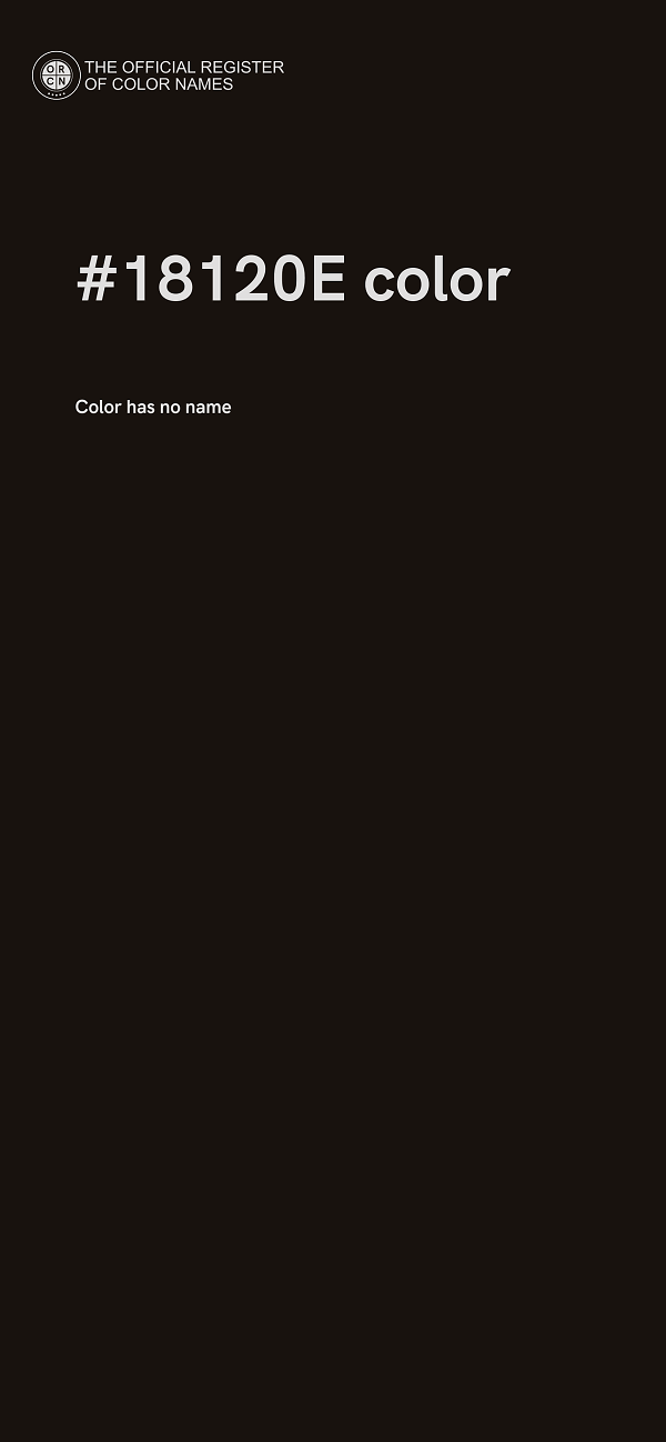 #18120E color image