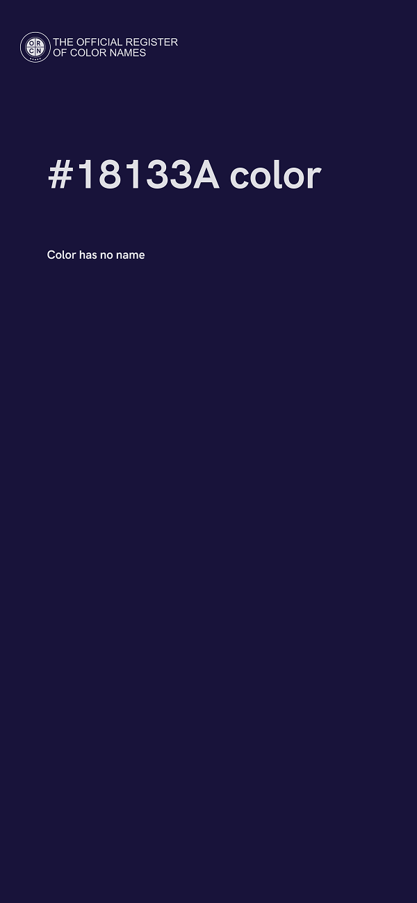 #18133A color image