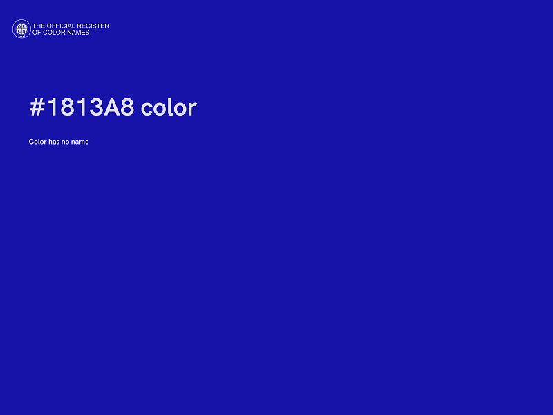 #1813A8 color image