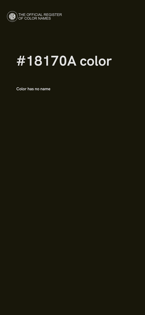 #18170A color image