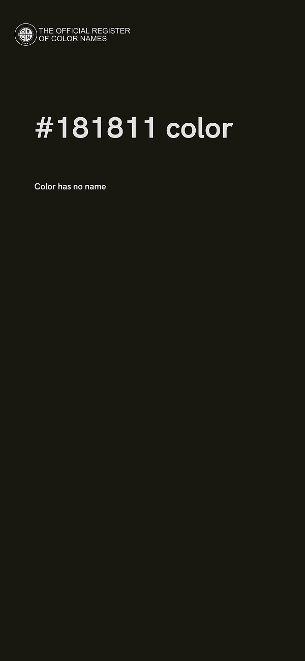 #181811 color image