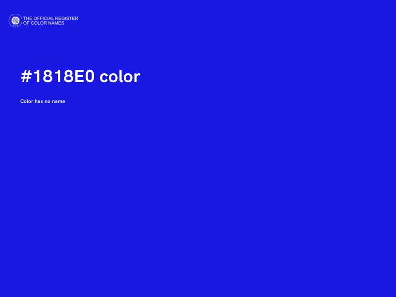 #1818E0 color image