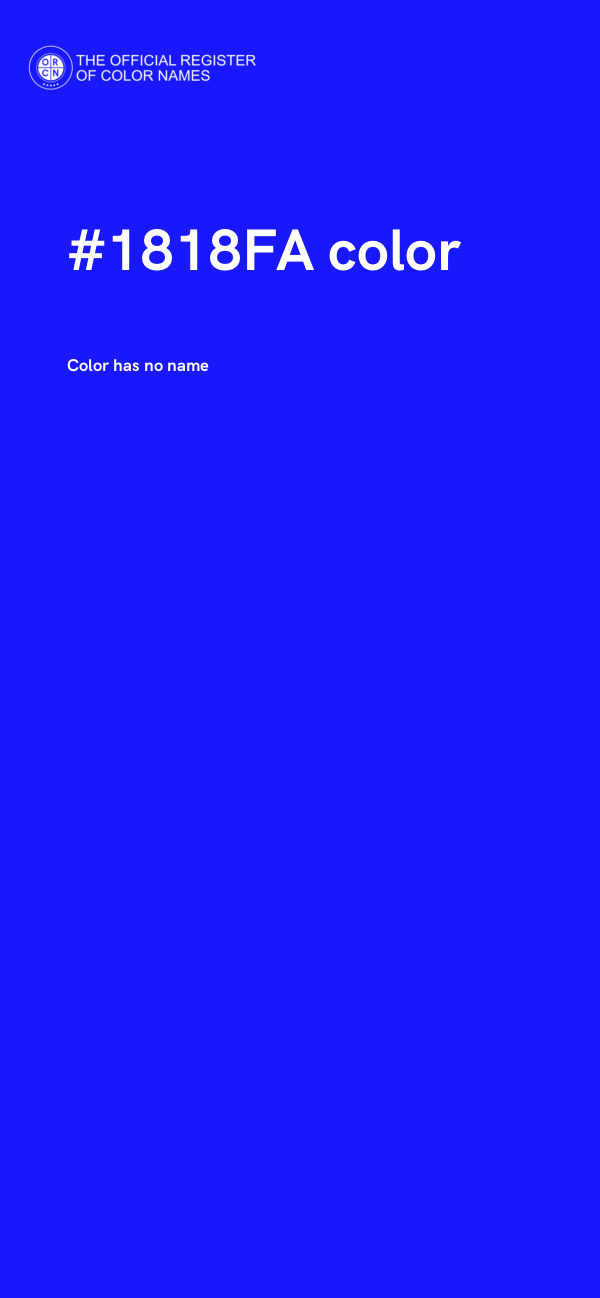 #1818FA color image
