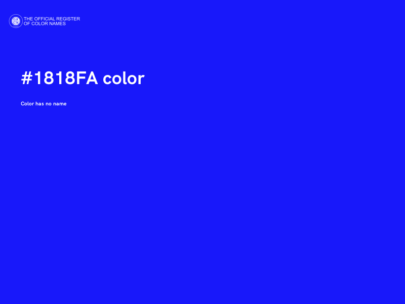#1818FA color image