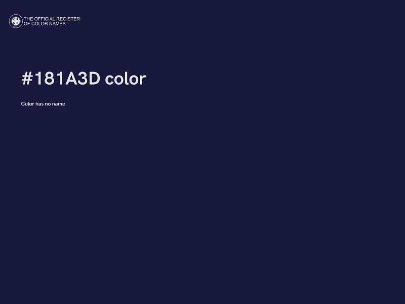 #181A3D color image