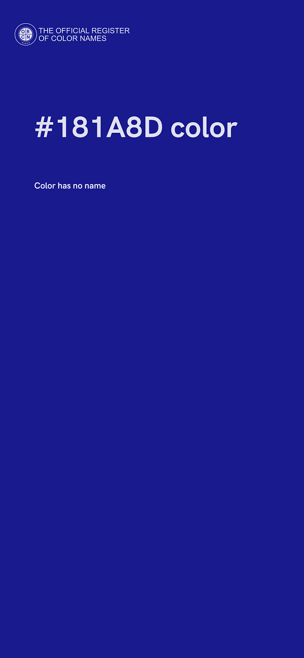 #181A8D color image