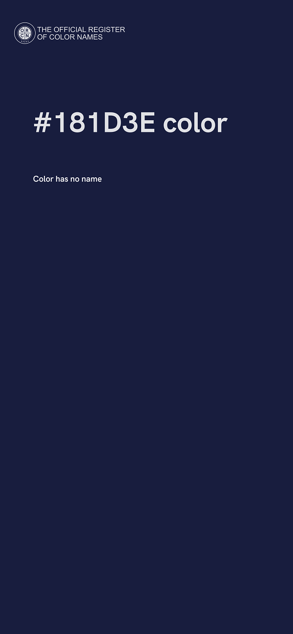 #181D3E color image