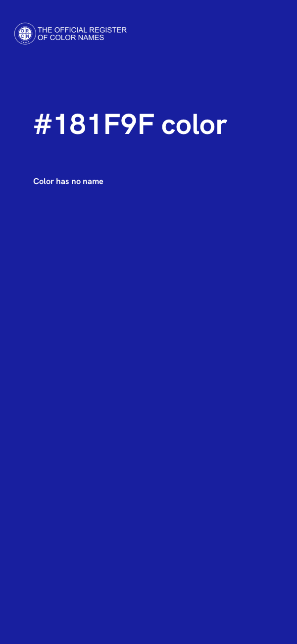 #181F9F color image