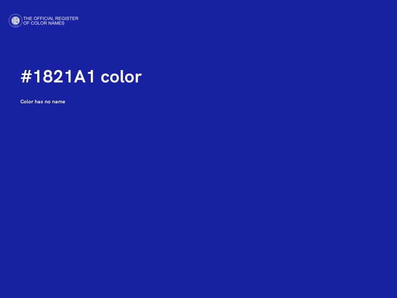 #1821A1 color image