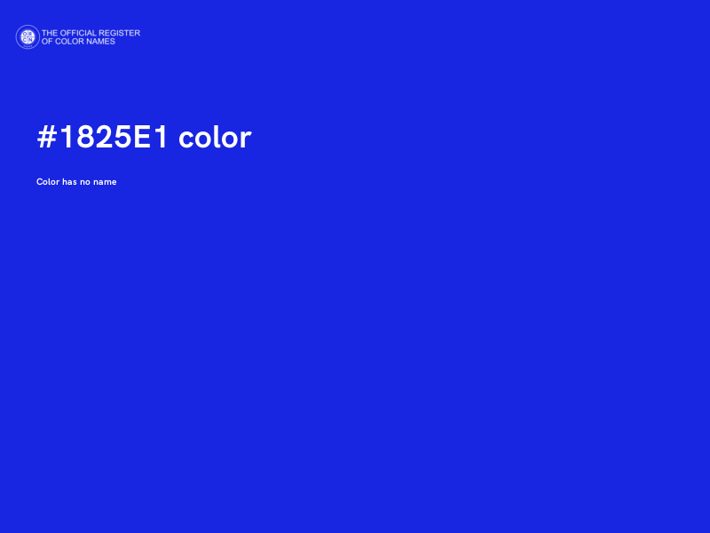 #1825E1 color image