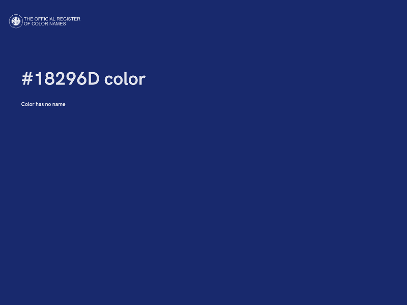 #18296D color image