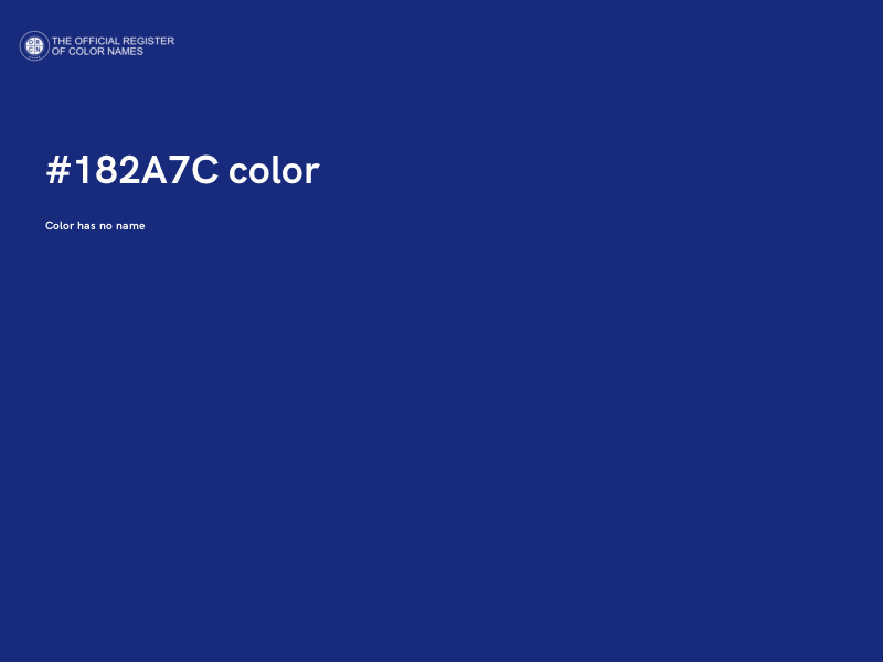 #182A7C color image