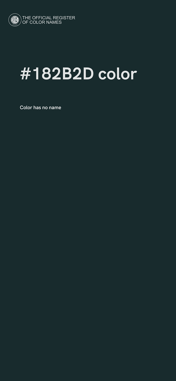 #182B2D color image