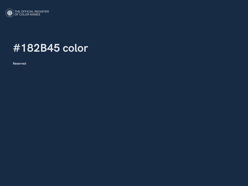 #182B45 color image