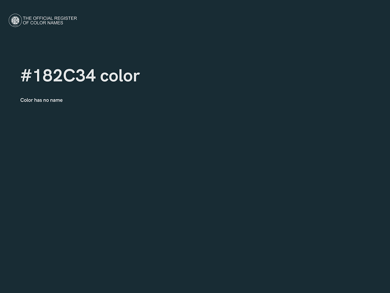 #182C34 color image