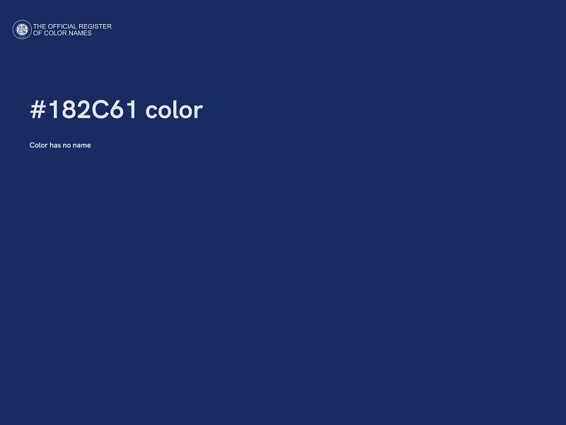 #182C61 color image