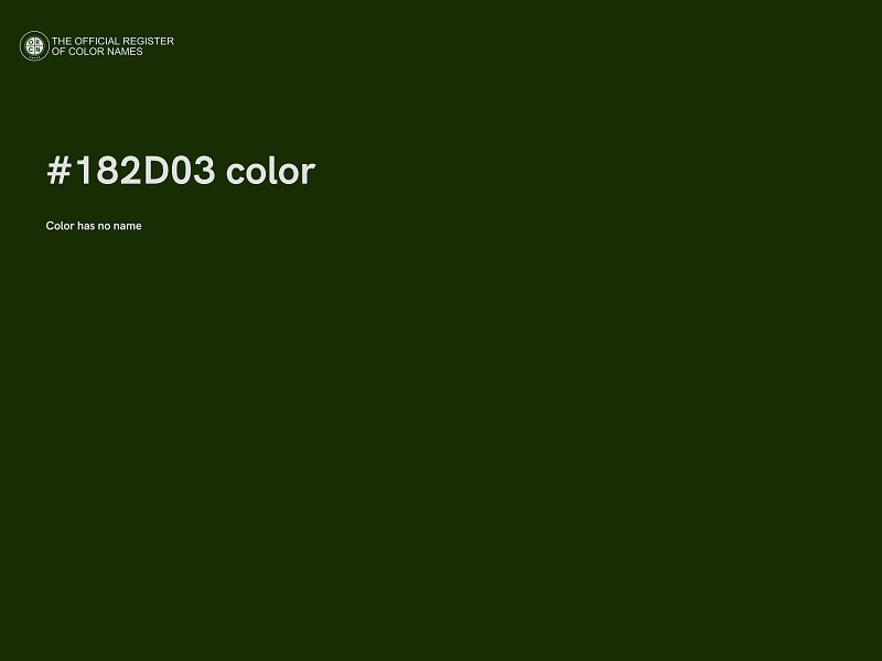 #182D03 color image