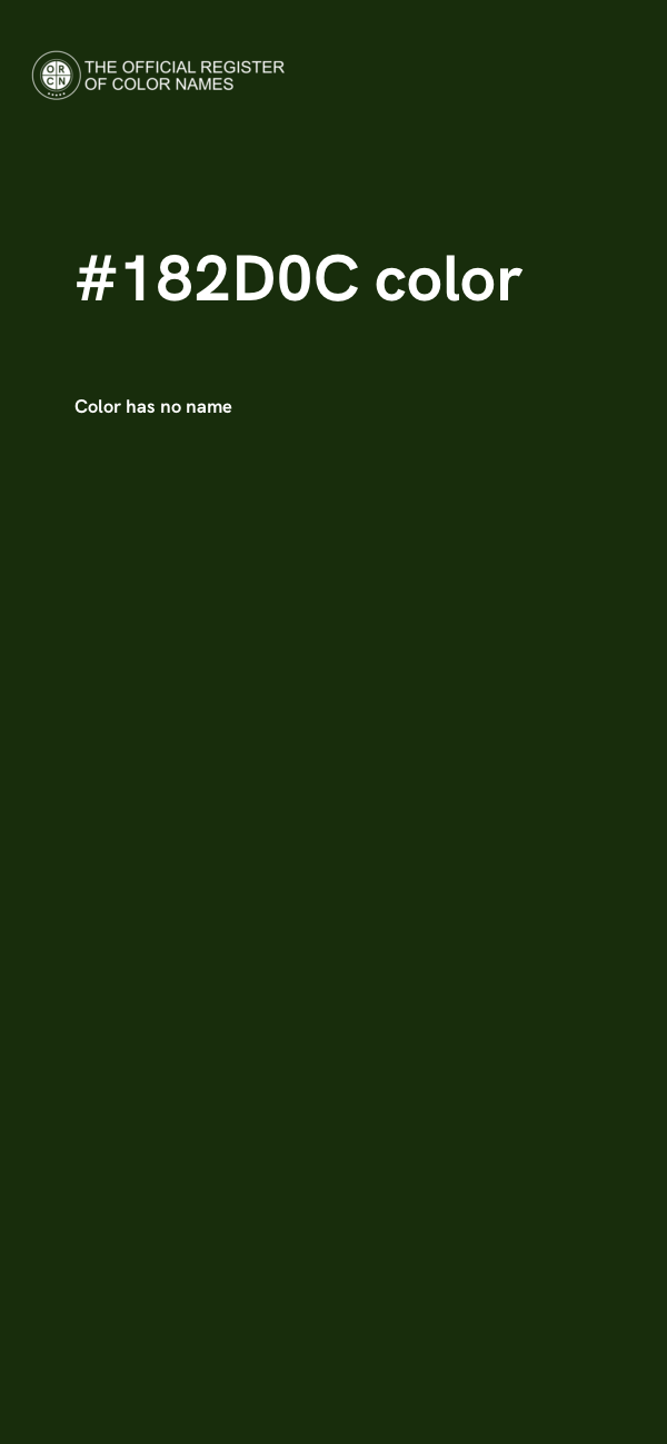#182D0C color image
