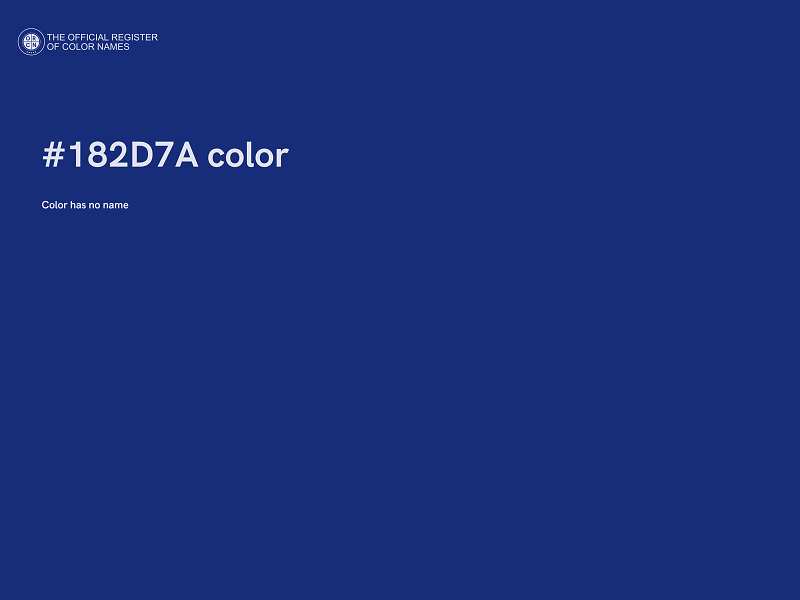 #182D7A color image