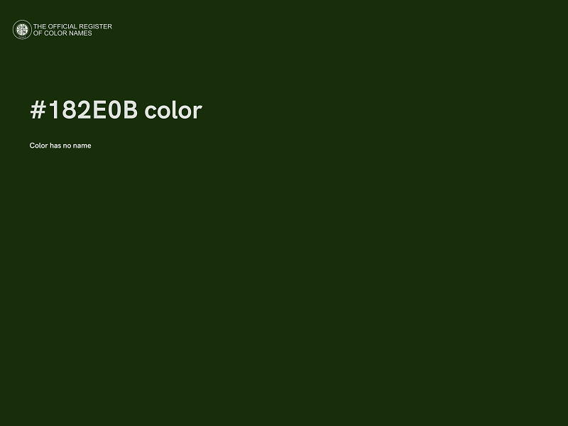 #182E0B color image