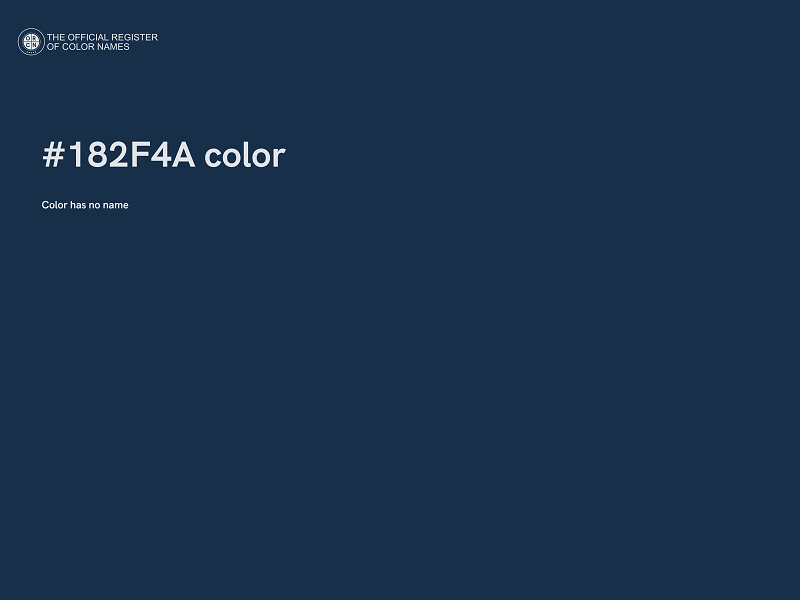 #182F4A color image
