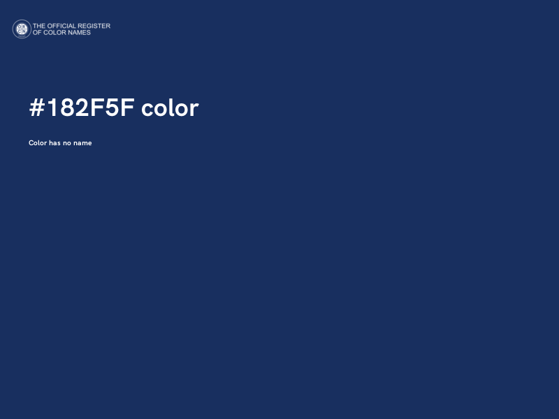 #182F5F color image