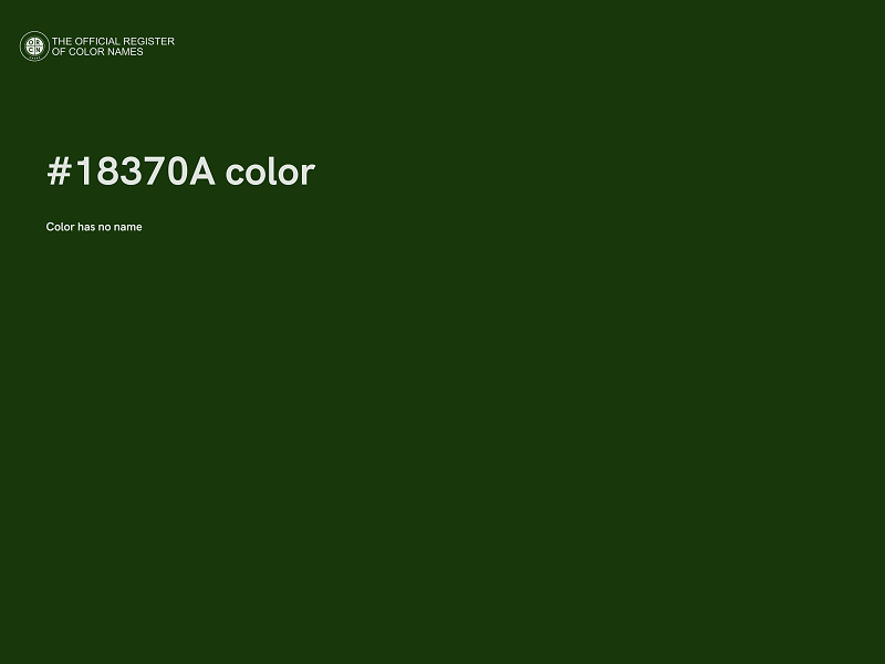 #18370A color image