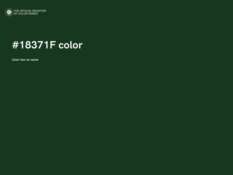 #18371F color image