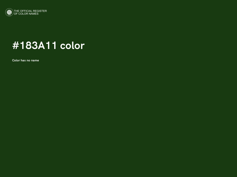 #183A11 color image