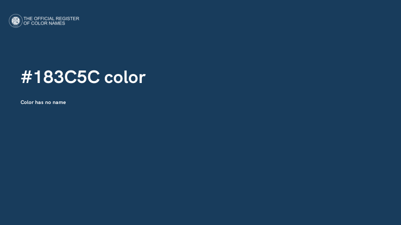 #183C5C color image