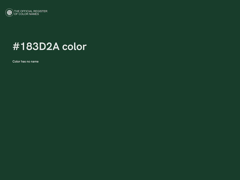 #183D2A color image