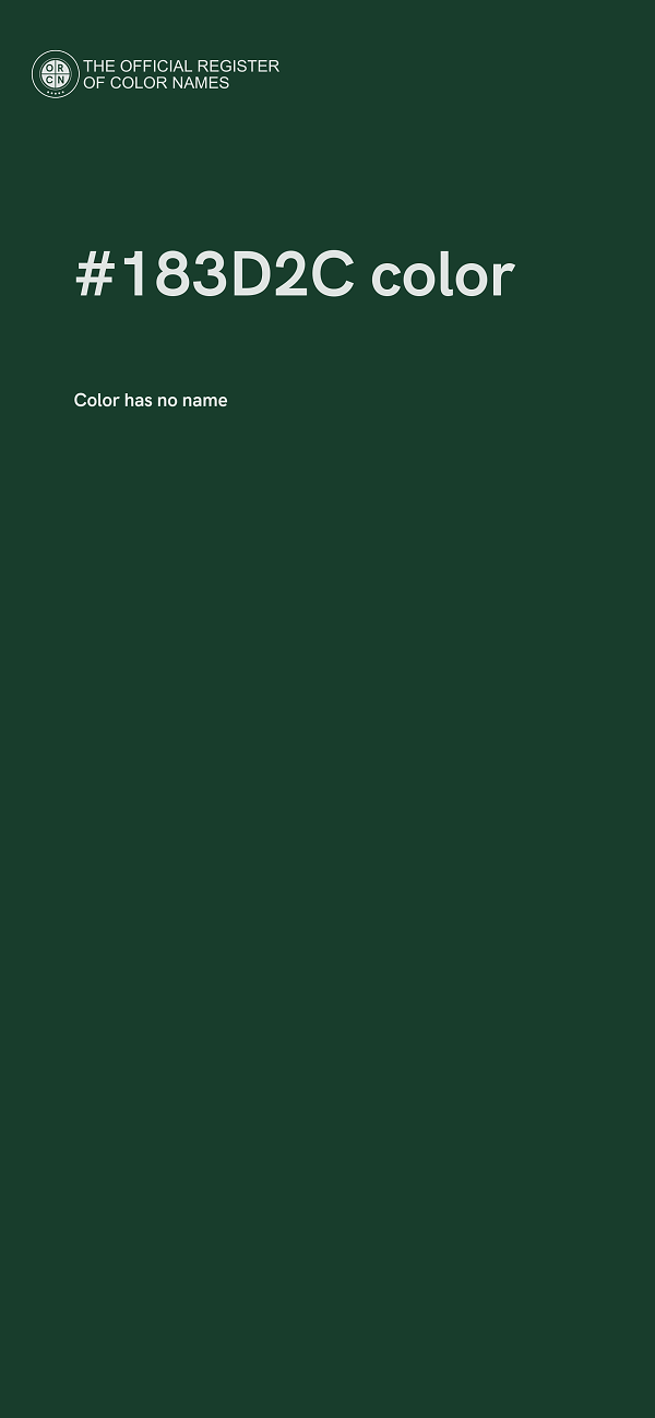 #183D2C color image