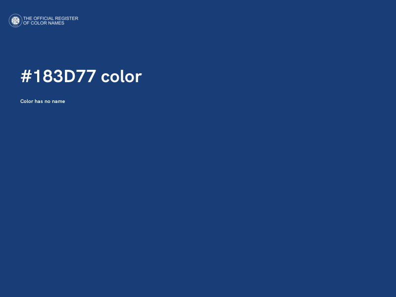 #183D77 color image