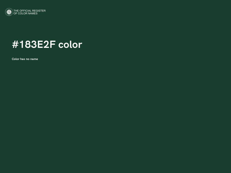 #183E2F color image
