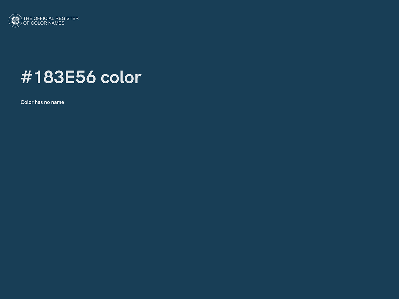 #183E56 color image