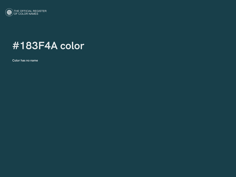 #183F4A color image