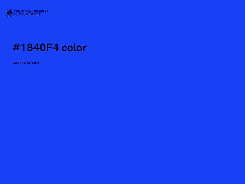 #1840F4 color image