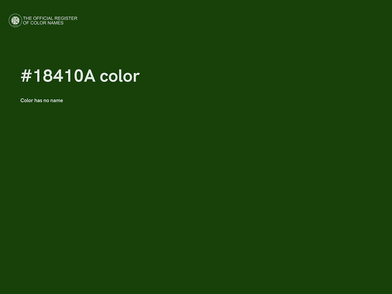 #18410A color image