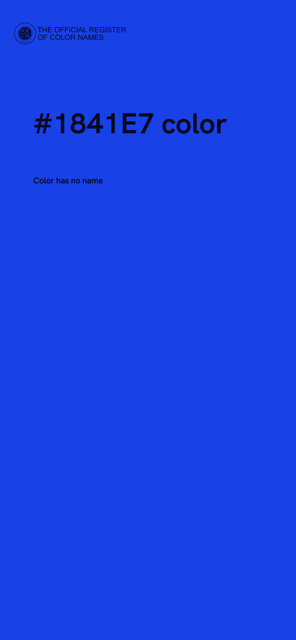 #1841E7 color image