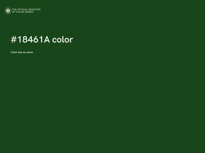 #18461A color image