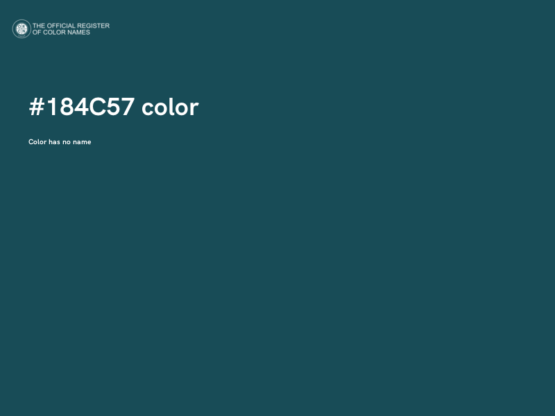 #184C57 color image