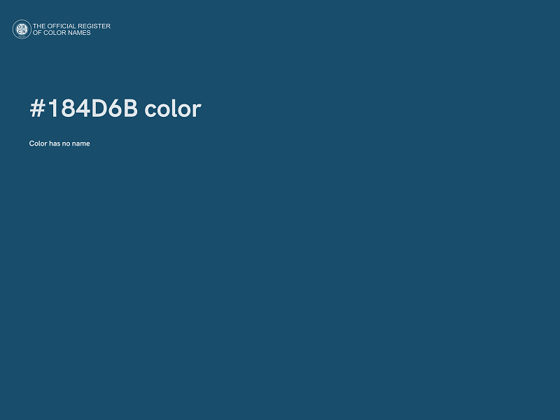 #184D6B color image