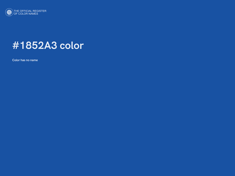 #1852A3 color image