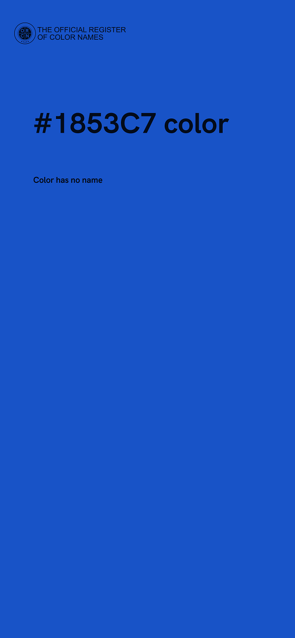 #1853C7 color image