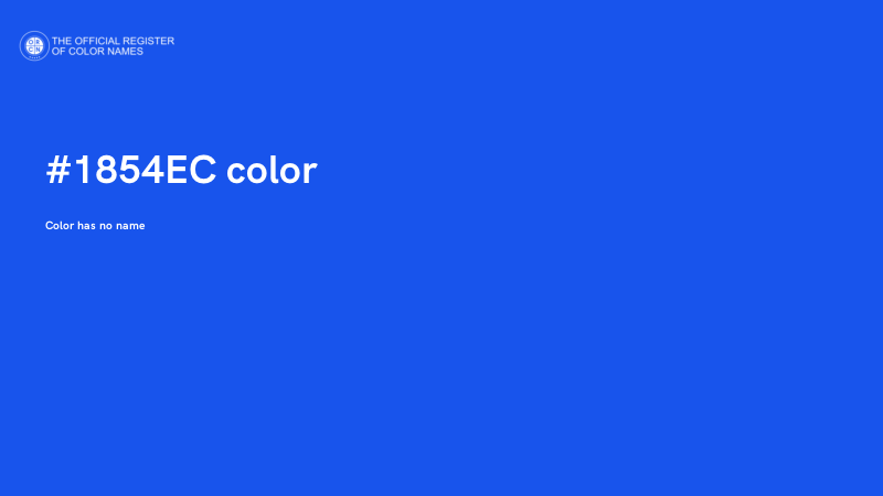 #1854EC color image