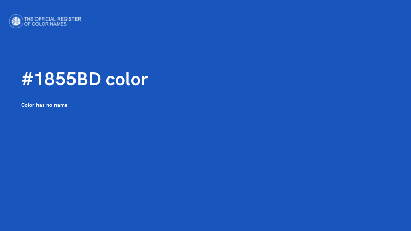 #1855BD color image