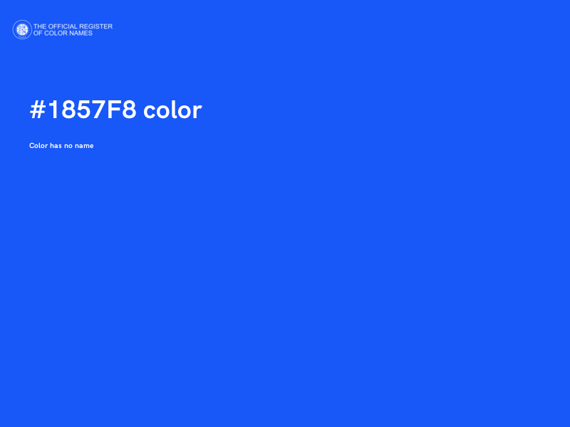 #1857F8 color image
